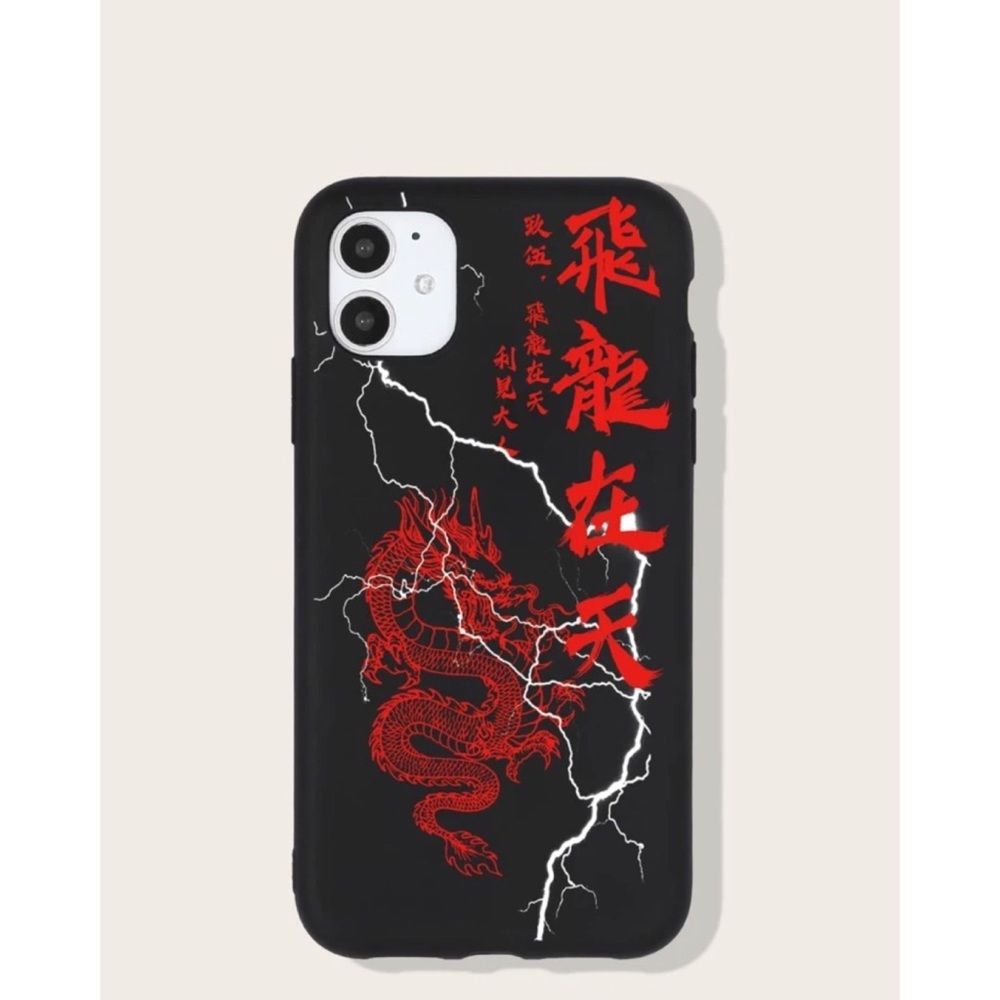 NEW! iPhone Pro Case | Chinese Dragon, Thunder Print